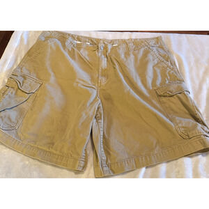 Vtg FADED GLORY Cargo Shorts Mens 46x10 khaki tan gorpcore Y2K hiking work